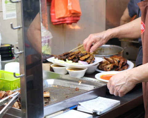 BBQ Chicken Wings Newton Food Center Singapore