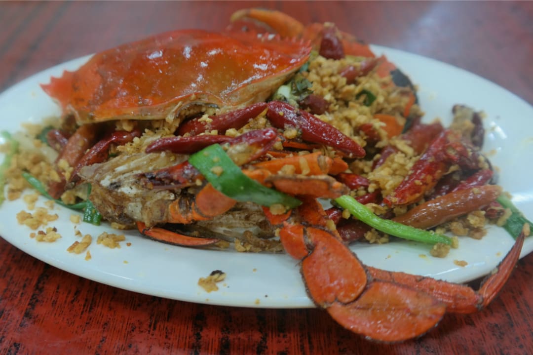Spicy Crab Hong Kong Local Food Delicacy Dim Sum