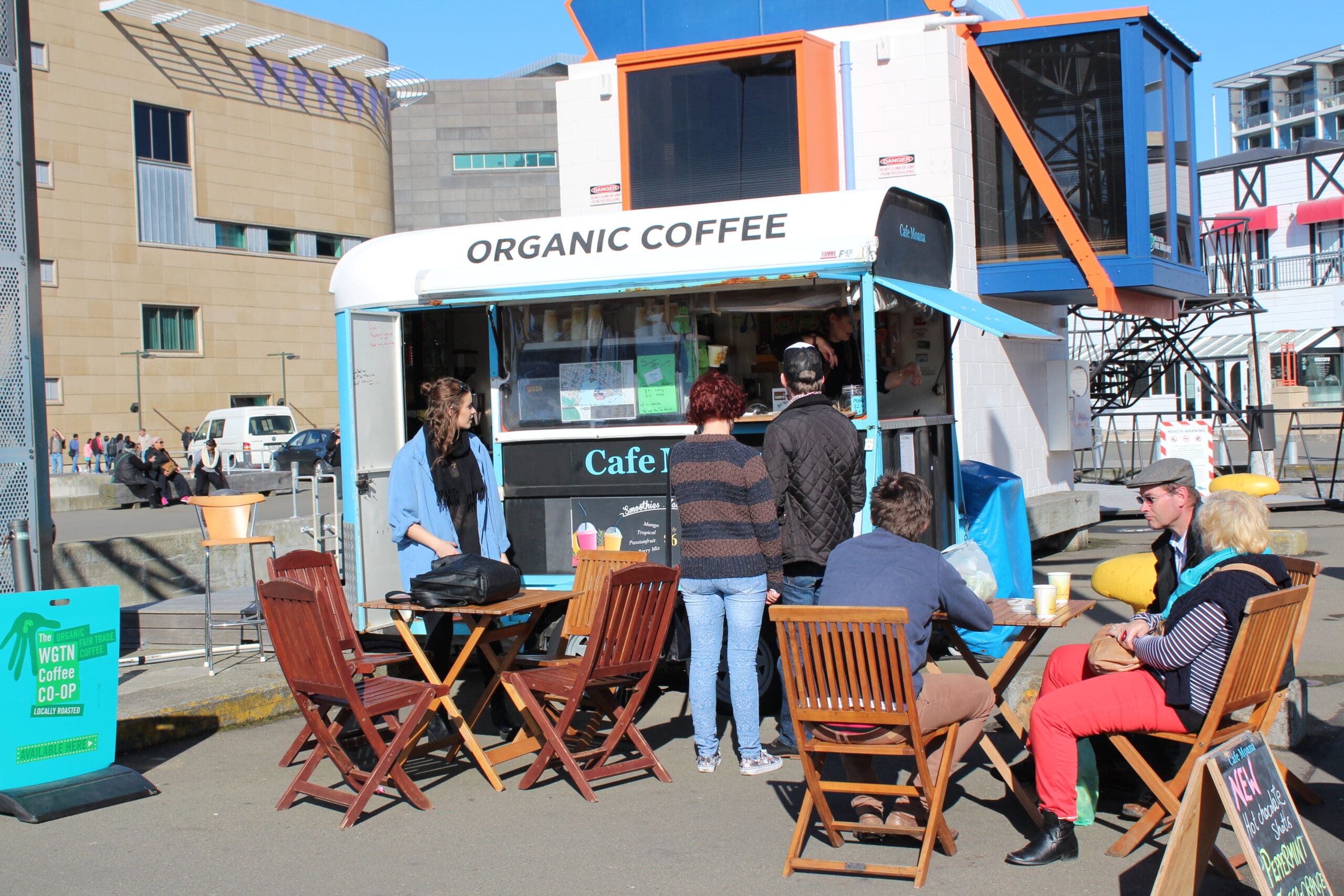 Organic Coffee Oriental Bay Wellington