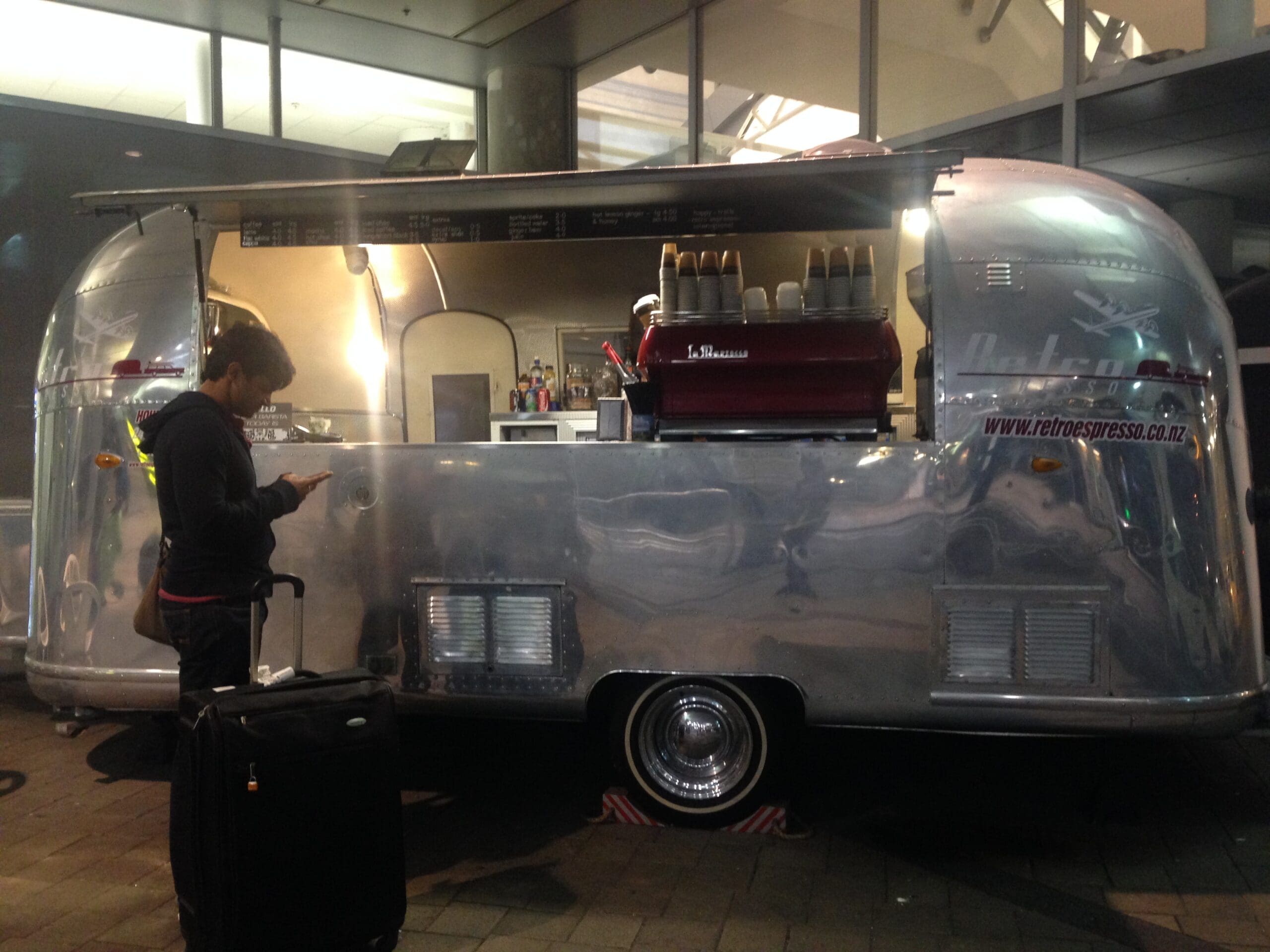 Retroespresso at Auckland Airport