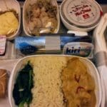 Emirates Dubai Jakarta Airplane Dining