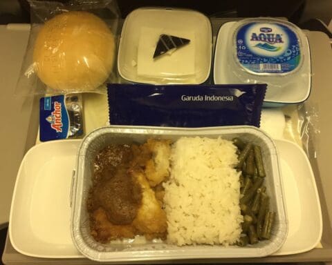 Bad Fish in Garuda Indonesia - Jakarta to SG