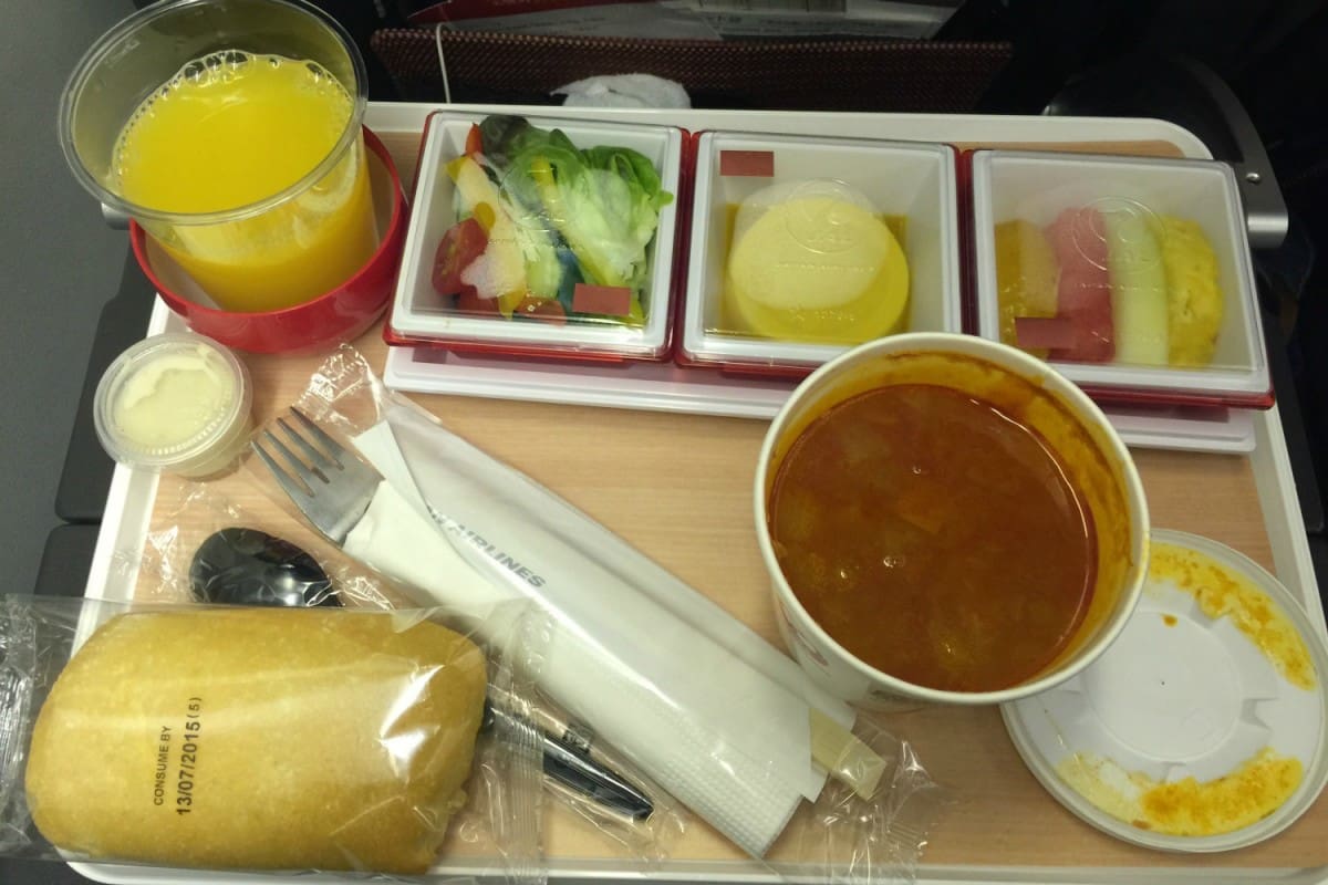 JAL Airline Dining Soup