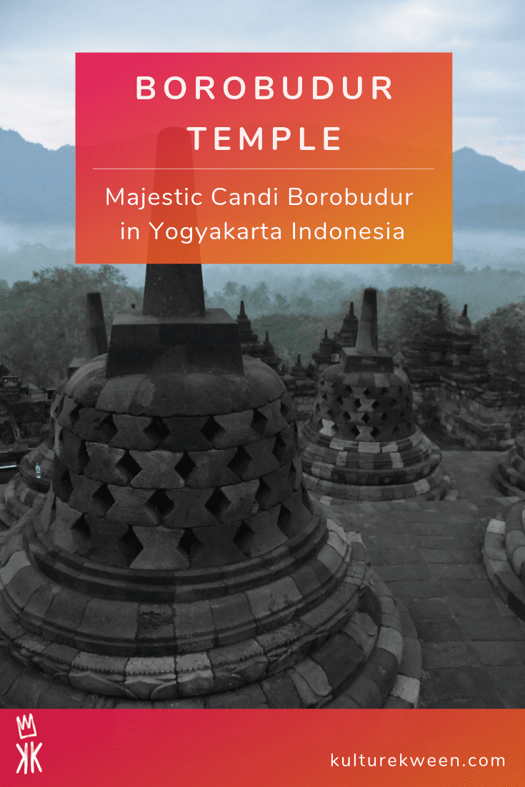 Majestic Candi Borobudur Temple In Yogyakarta Indonesia