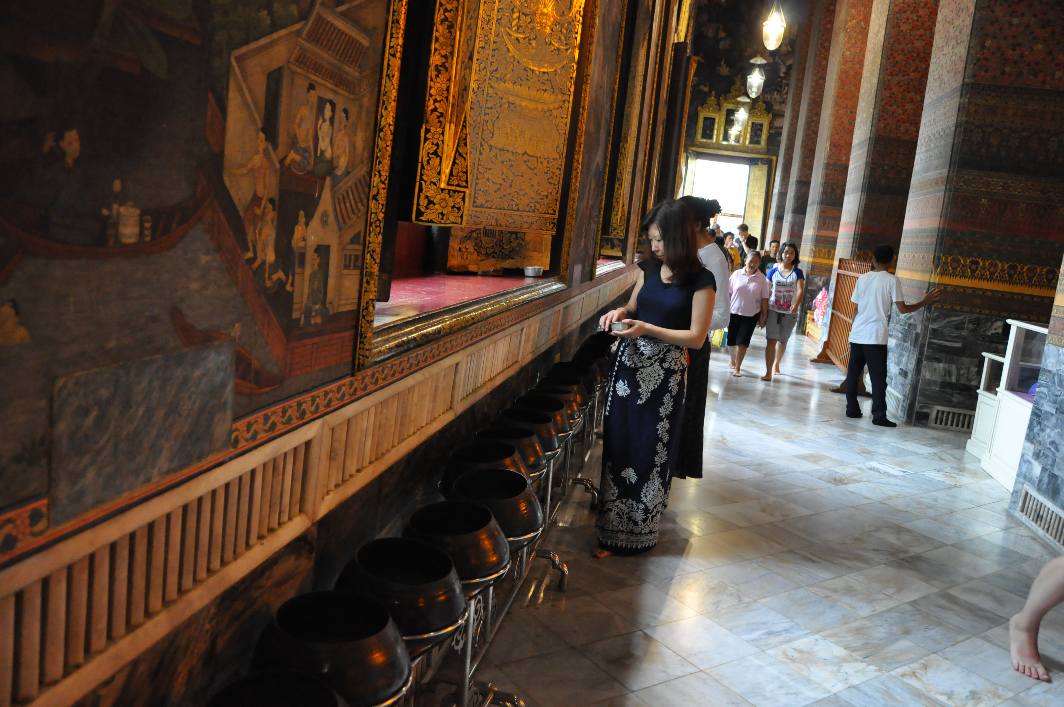 Bangkok Thailand Culture Wat Pho Reclining Buddha Temple
