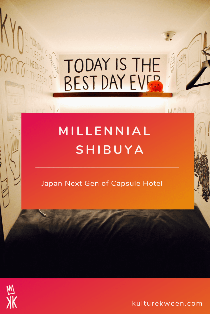 Millennial Shibuya Japan Next Gen of Capsule Hotel