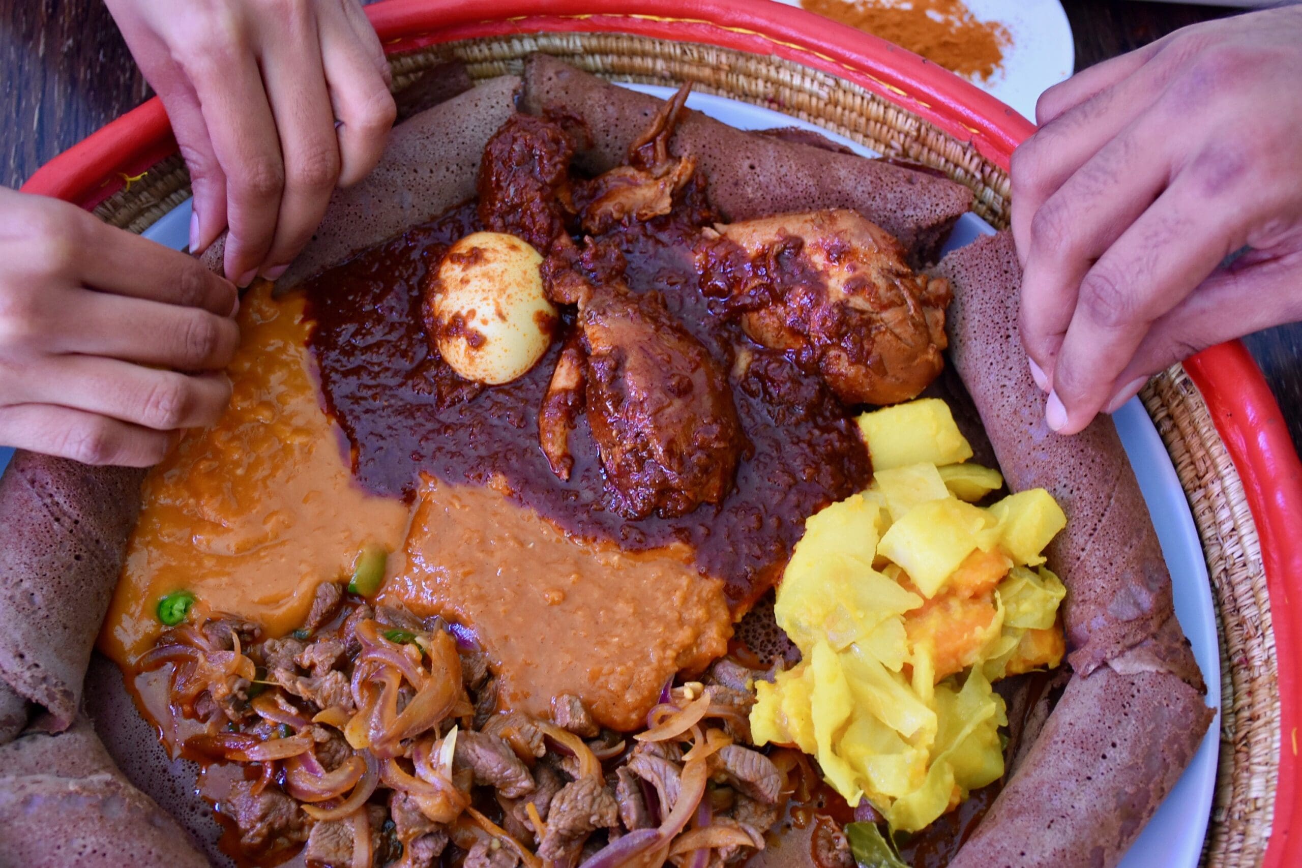 African cuisine logo