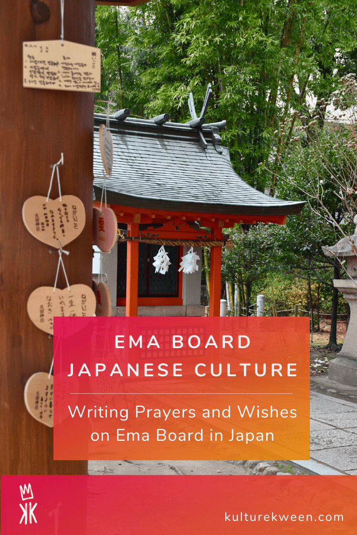 Writing Prayers on Ema Board in Japanese Culture