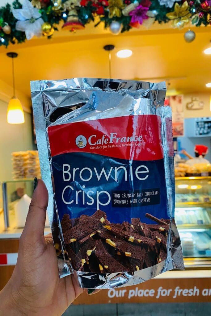 Manila International Airport Brownie Crisp