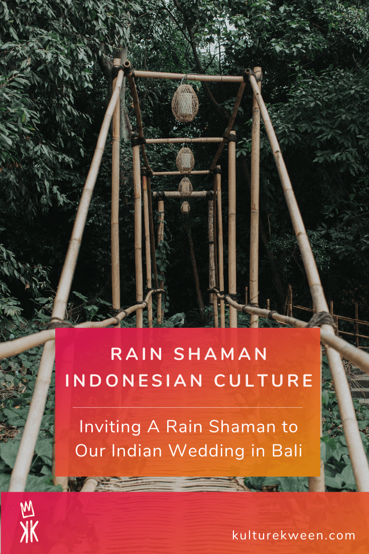 Rain Shaman Indonesian Culture