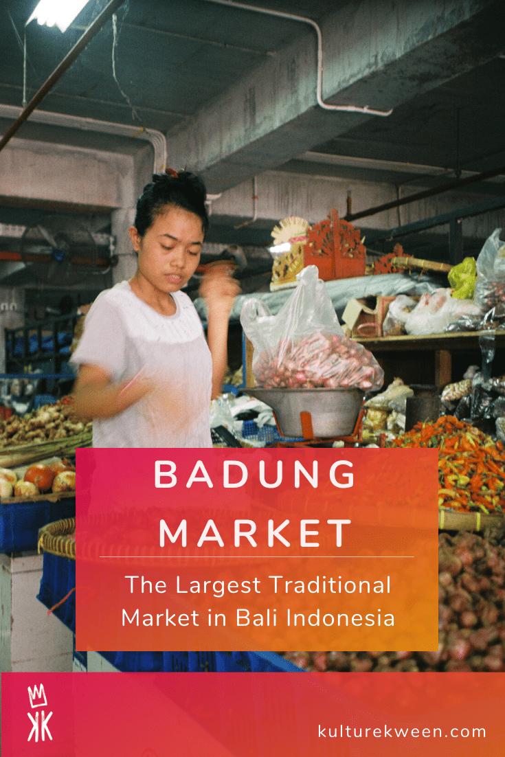 Badung Market Bali Traditional Market Indonesia