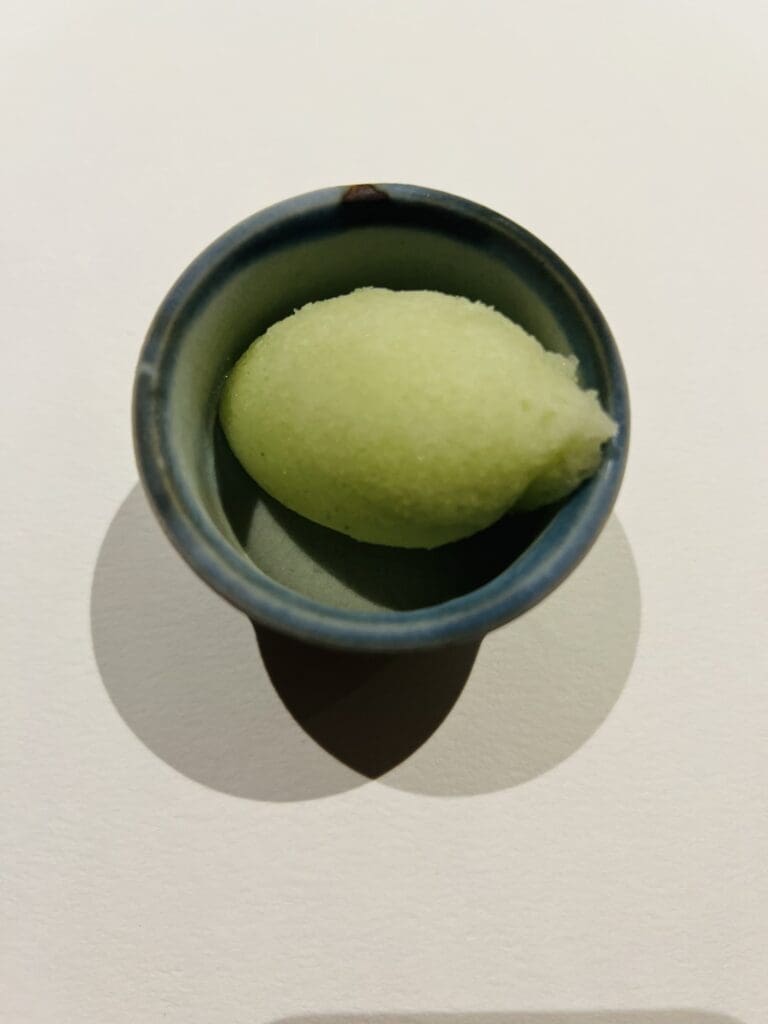 Minamishima Melbourne Omakase Sushi Japanese Shiso Gin Sorbet