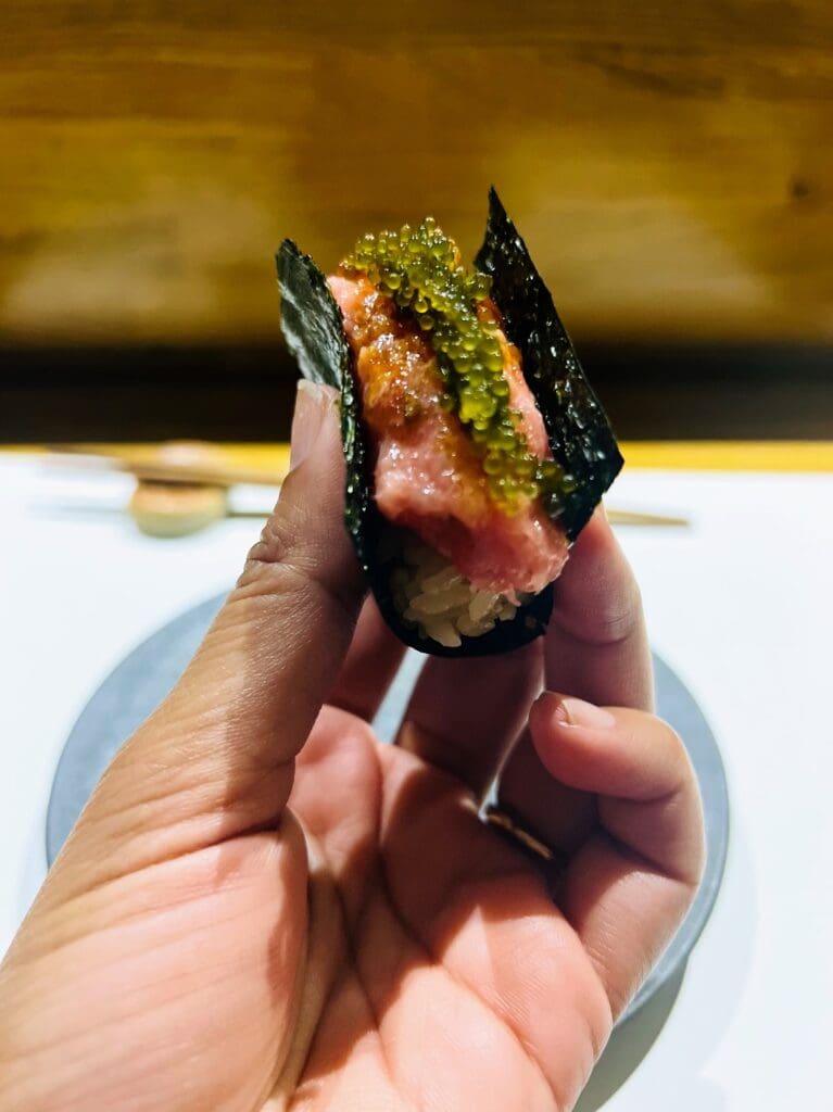 Minamishima Melbourne Omakase Sushi Japanese Otoro Blue Fin Tuna Belly