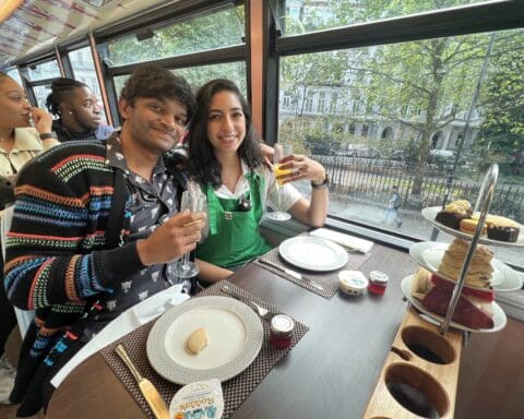 High Tea London Double Decker Bus