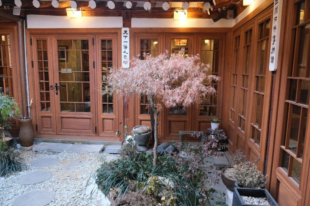 Korean Traditional Teahouse Insadong Seoul South Korea