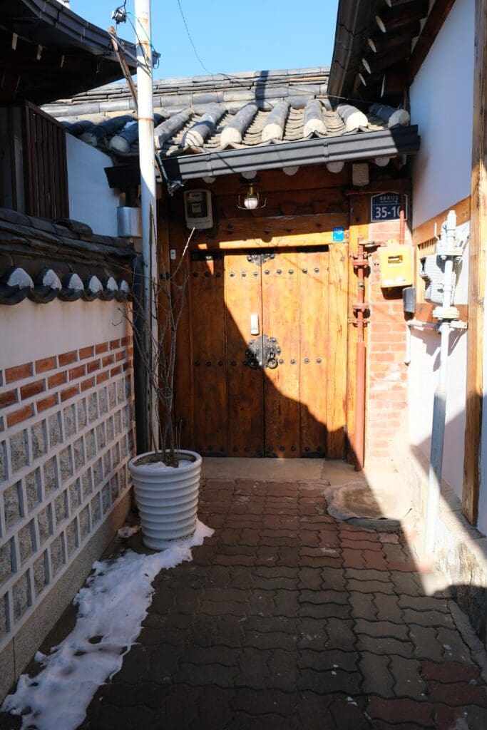 Hanok Korean Traditional House Bukchon Village Seoul South Korea