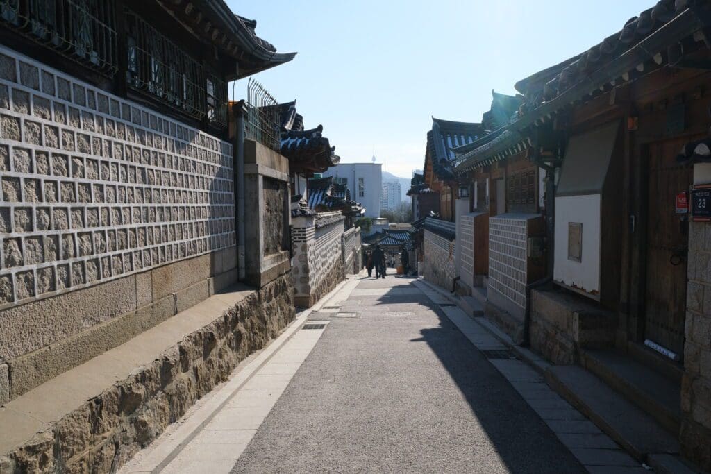 Hanok Korean Traditional House Bukchon Village Seoul South Korea