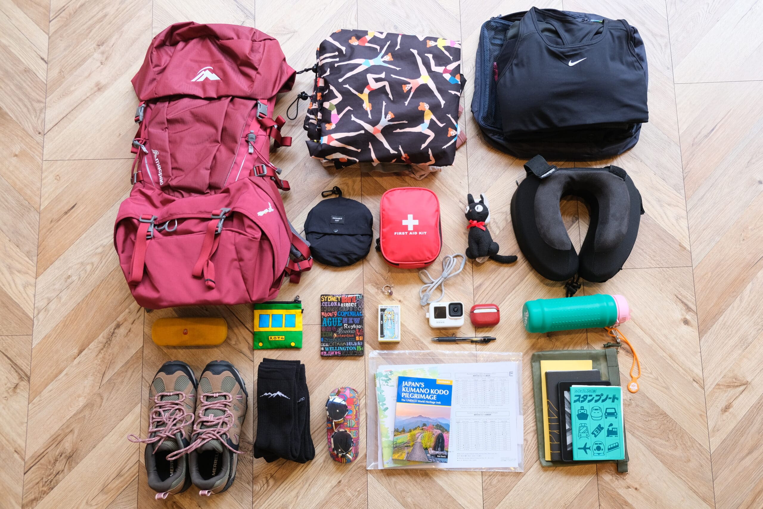 Kumano Kodo Pilgrimage Packing