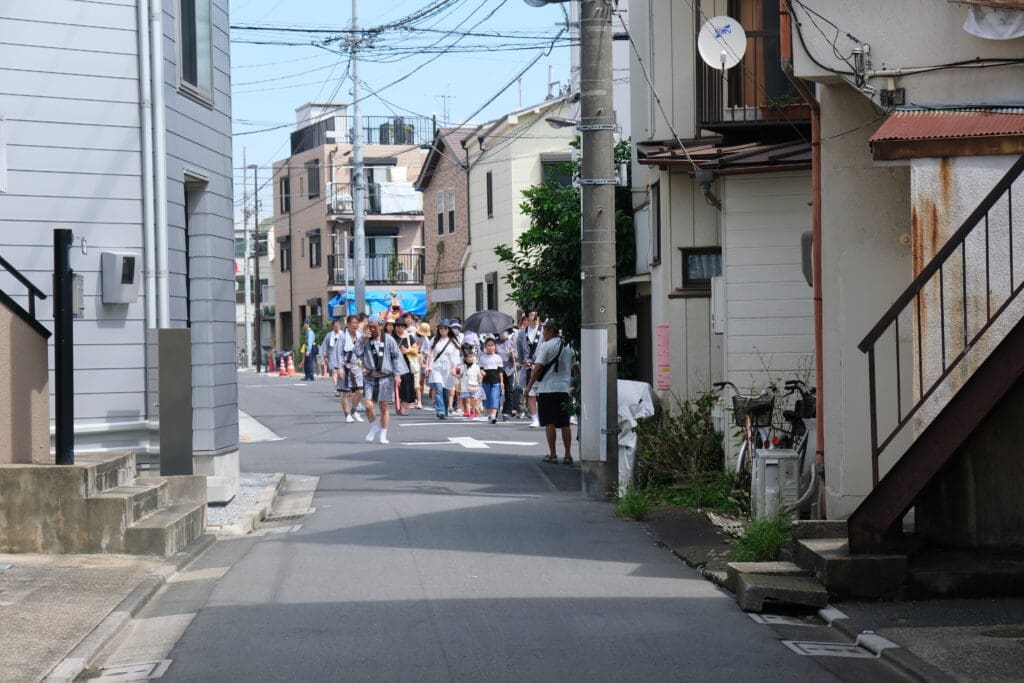 Matsuri Cultural Festival Hikifune Tokyo Japan