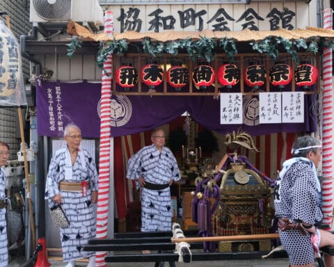 Matsuri Cultural Festival Hikifune Tokyo Japan