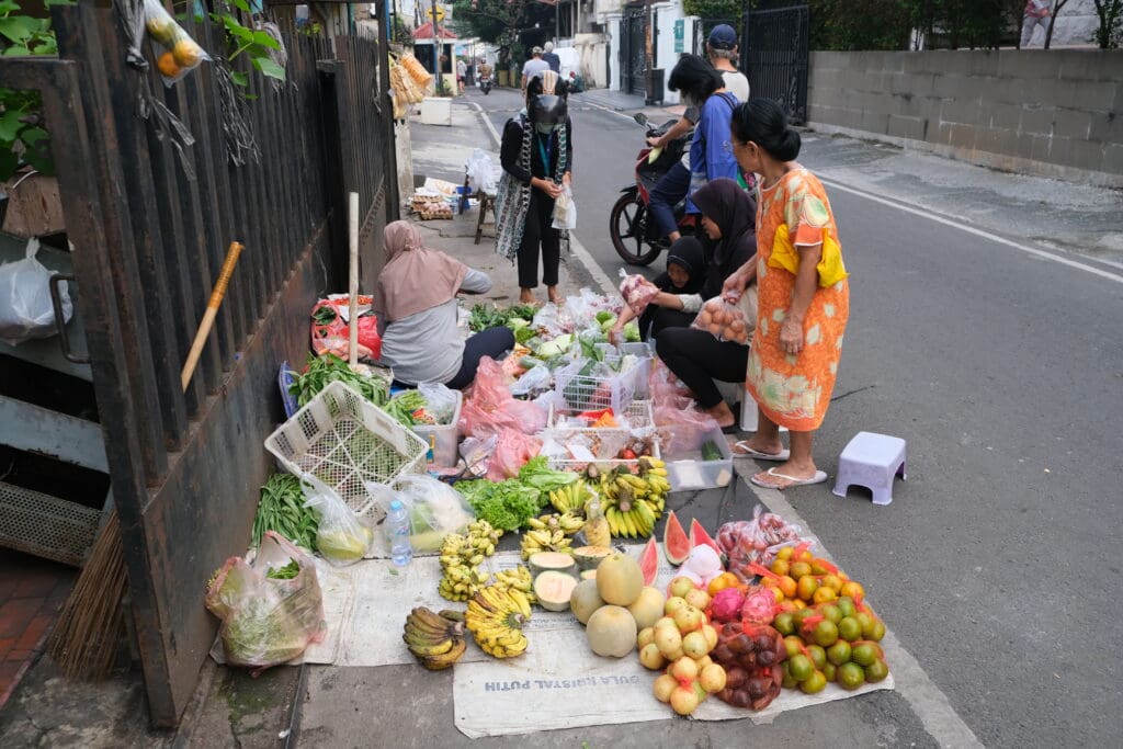 Tukang Sayur Keliling Jakarta Indonesia