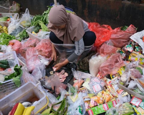 Tukang Sayur Keliling Jakarta Indonesia