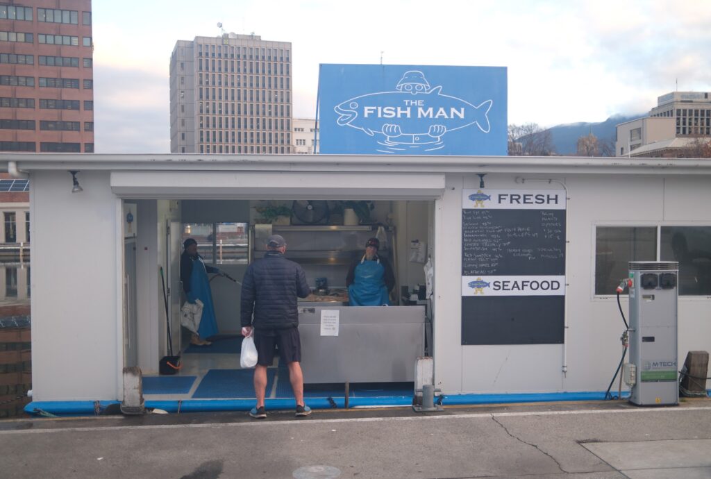 The Fish Man Oysters Hobart Tasmania