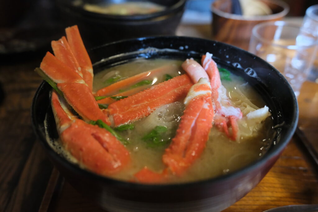 Kinosaki Onsen food